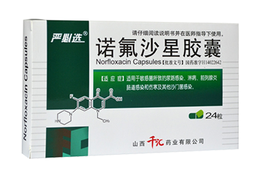 （千汇）诺氟沙星胶囊16粒