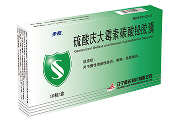 硫酸庆大霉素碳酸铋胶囊